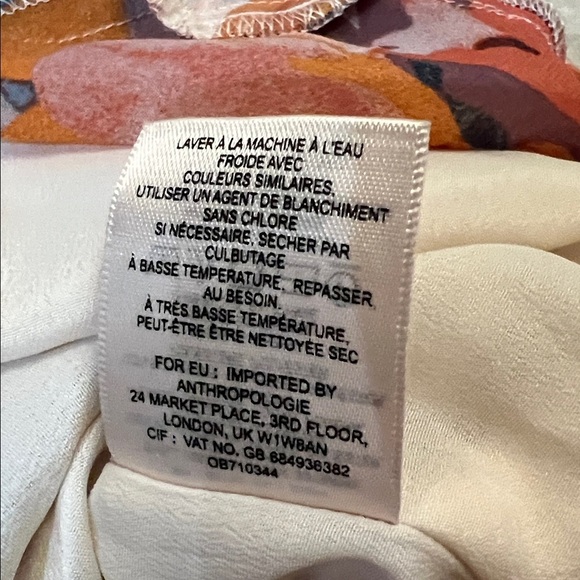 Anthropologie Akemi Kin floral ruffle spring skirt size Large like new condition - Picture 10 of 11